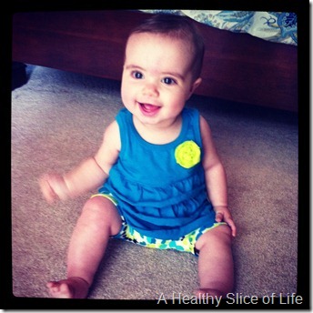 8 months old sitting