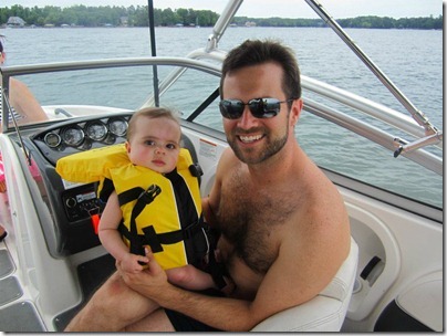 Haily's first boating